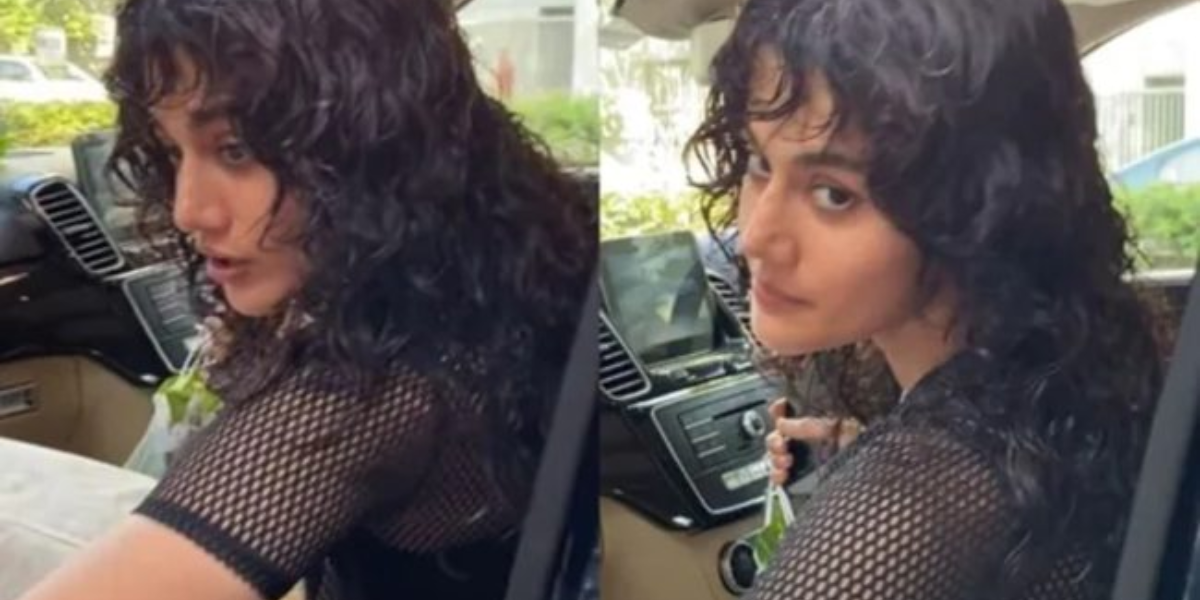 Taapsee LASHED OUT at paps for not letting her close the car door; Netizens referring her as the new JAYA BACHCHAN